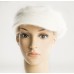White Angoria Cap