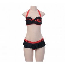 Black and Red Batman 2 piece Swimsuit