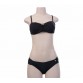 Black Gold Trim 2pc Swimsuit