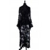 Black Leather Lace Sequiens Swing