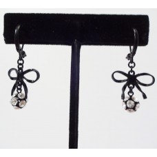 Black Bow tie w/Rhinestone Black Bow tie w/Rhinestone