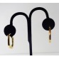 Gold U-shaped Earings