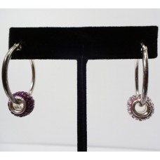 Loop Earings / Purple
