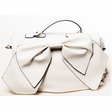 White handbag with Bow