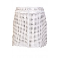 White Leather with Holes