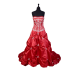 Red Satin/Silk Dress