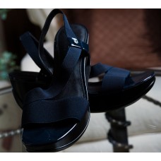 Calvin Klein - Navy Blue Wedge Sandal