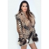 Leopard Fur Coat Tan/Brown
