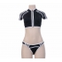 Black and White 3 piece Swimsuit