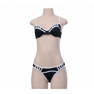 Black and White 3 piece Swimsuit
