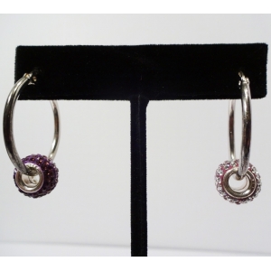 Loop Earings / Purple