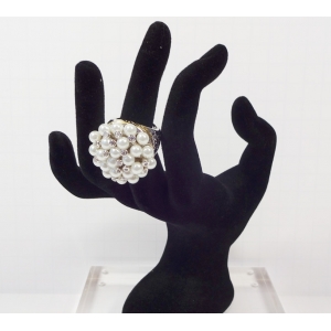 Silver Pearl Ring