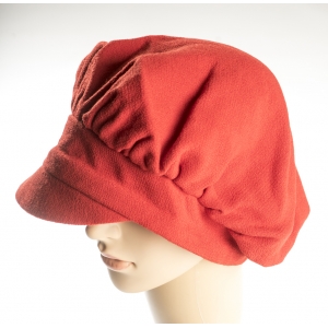 Red Wool Floopy Cap