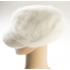 White Angoria Cap