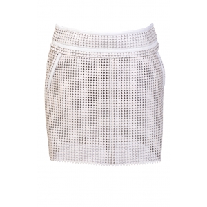 White Leather with Holes