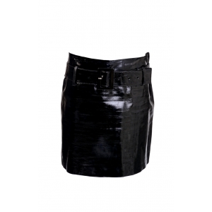 Black Leather with Belt