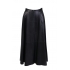 Soft Leather Long Black Skirt