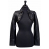 Short Black Leather