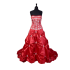Red Satin/Silk Dress