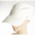 Fitted Creme wide rim Sweater Cap