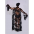 Black Leather Lace Sequiens Swing