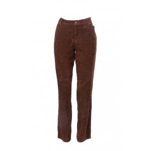 Brown Suede Pants