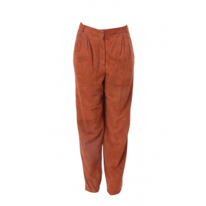 Suede Pants Tan/Brown