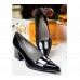 Prada - Black Patent Leather 3" Heel