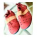 Red Suede Flats